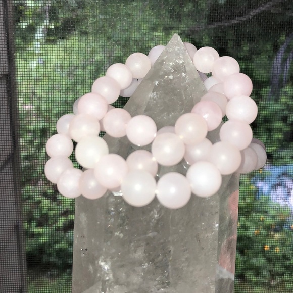 • I love you • Rose Quartz bracelet - Picture 3 of 6